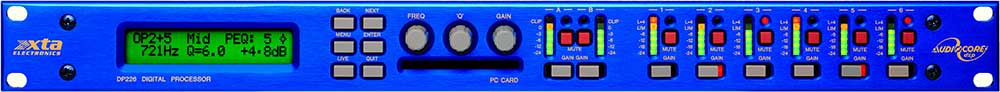 DP226 front panel view
